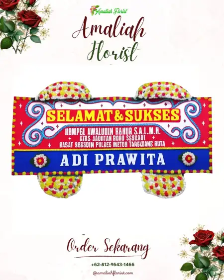 Papan Bunga Ucapan Selamat Mojowatesrejo